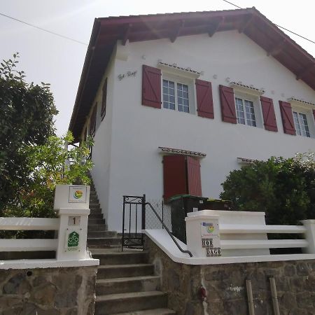 Chambres D'Hotes "Hor Dago" Pres De La Gare D'Hendaye Avec Le Petit-Dejeuner Exteriör bild