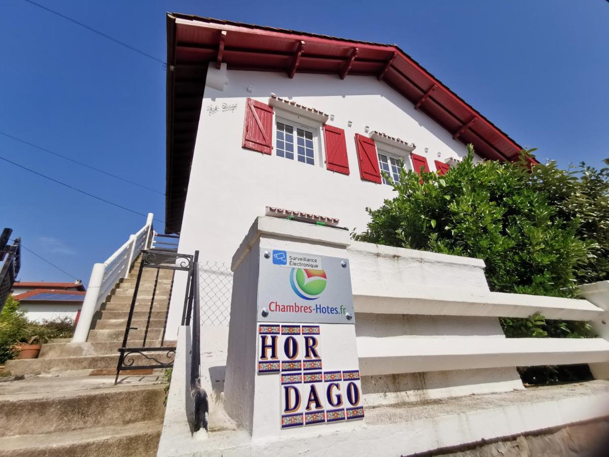 Chambres D'Hotes "Hor Dago" Pres De La Gare D'Hendaye Avec Le Petit-Dejeuner Exteriör bild