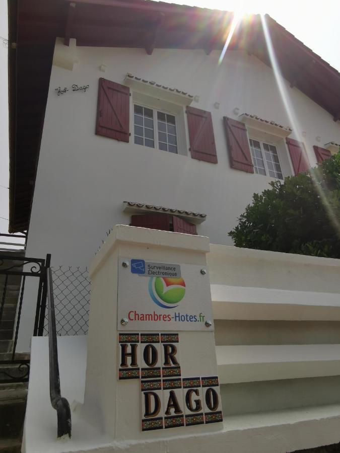 Chambres D'Hotes "Hor Dago" Pres De La Gare D'Hendaye Avec Le Petit-Dejeuner Exteriör bild